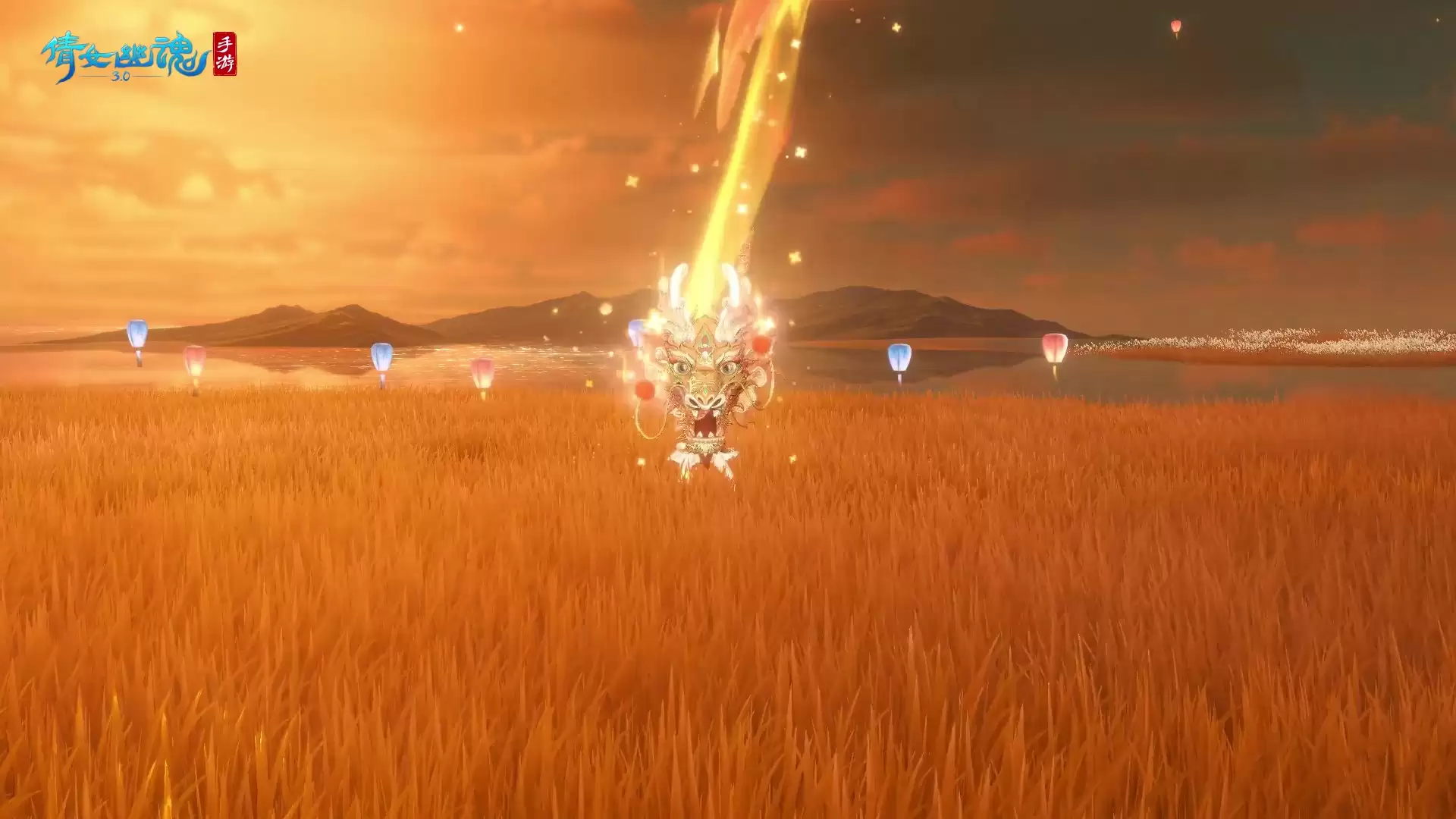 龙年服务器唯一永久坐骑华丽亮相，龙舞戏珠恭贺新岁！