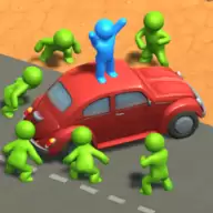 射击救援橡皮人正