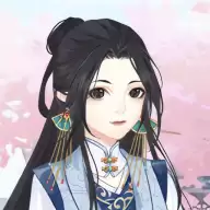 宫廷古风换装少女正
