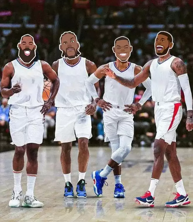 快船队四巨头齐聚派对，是你没见过的“船新版本”！