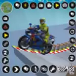 极限自行车行驶特技表演