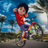 学校道路自行车