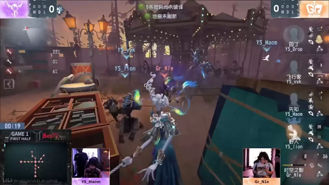 步步为营!FPX.ZQ_DongX时空之影周游控场终四抓!——《第五人格》2024夏季赛第二周赛报发布