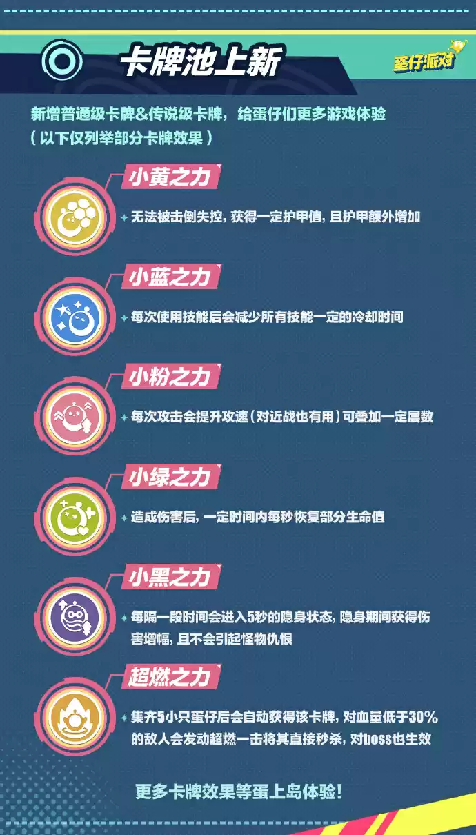 《蛋仔派对》“特种蛋集合”玩法焕新,新职业技能、新卡牌……五大更新助你激爽战斗!