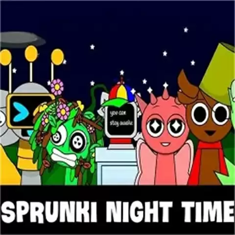 节奏盒子Sprunki黑夜