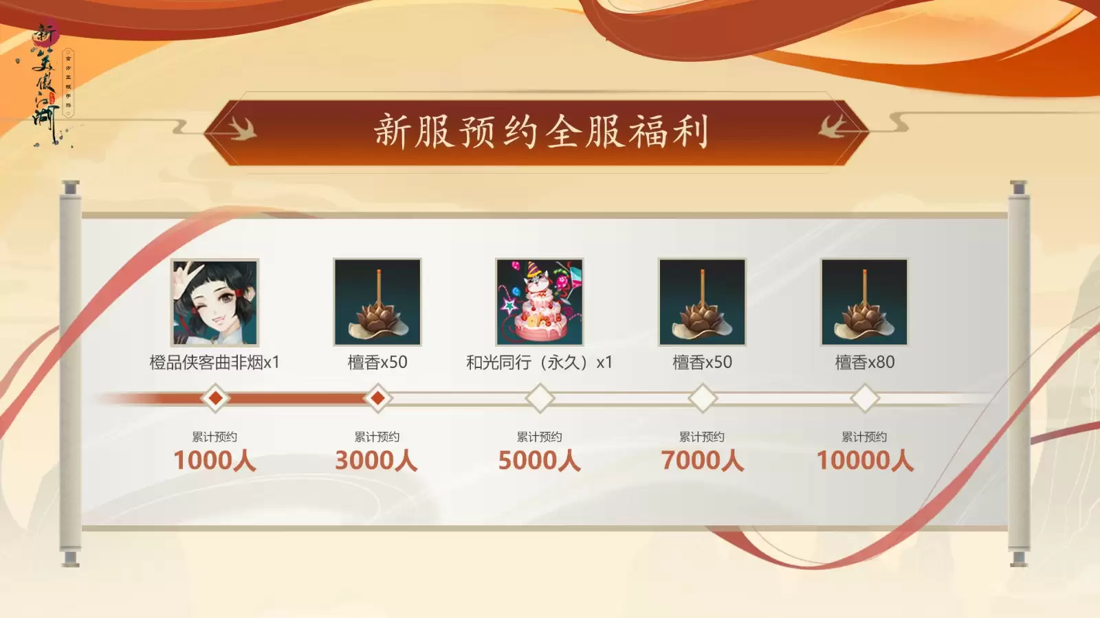 《新笑傲江湖》12.19五周年庆典,预约千元回归福利