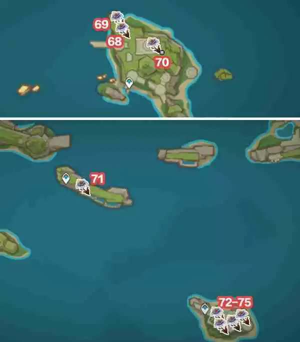 《原神》85个枯叶紫英位置一览