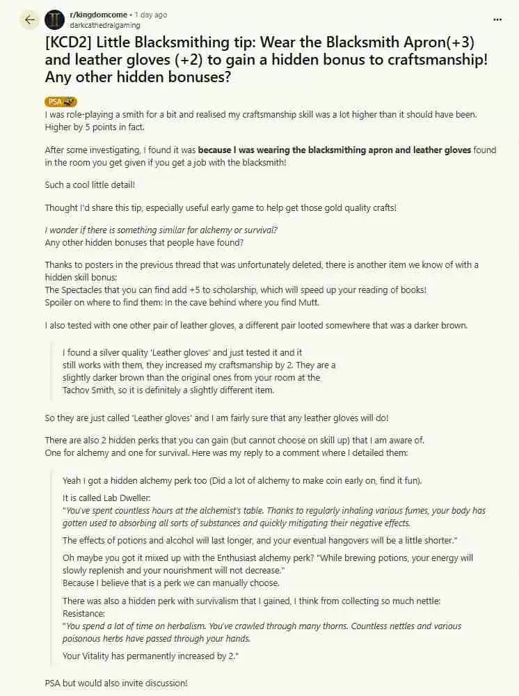 天国：拯救2隐藏机制揭秘：深度体验中世纪生活技能