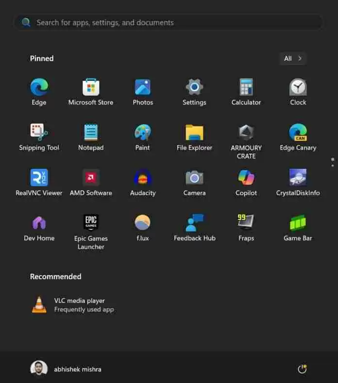 Win11 开始菜单即将告别翻页，所有固定应用一览无余