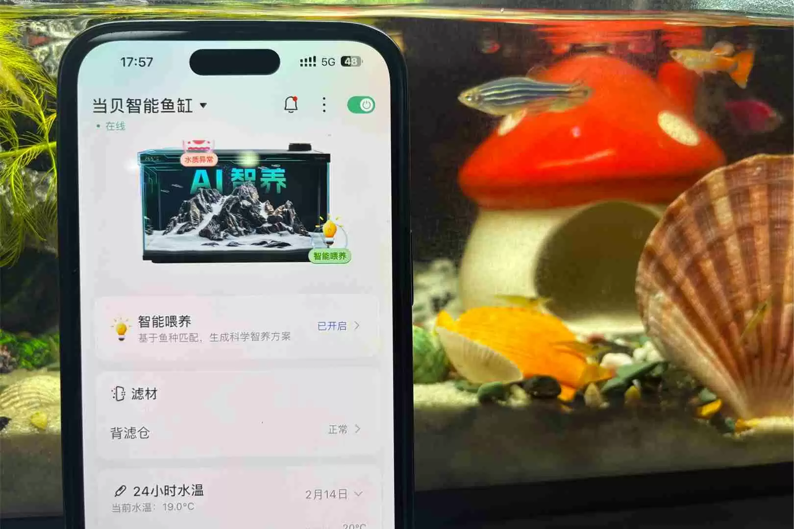全球首创双AI!DeepSeek通义千问赋能当贝智能鱼缸