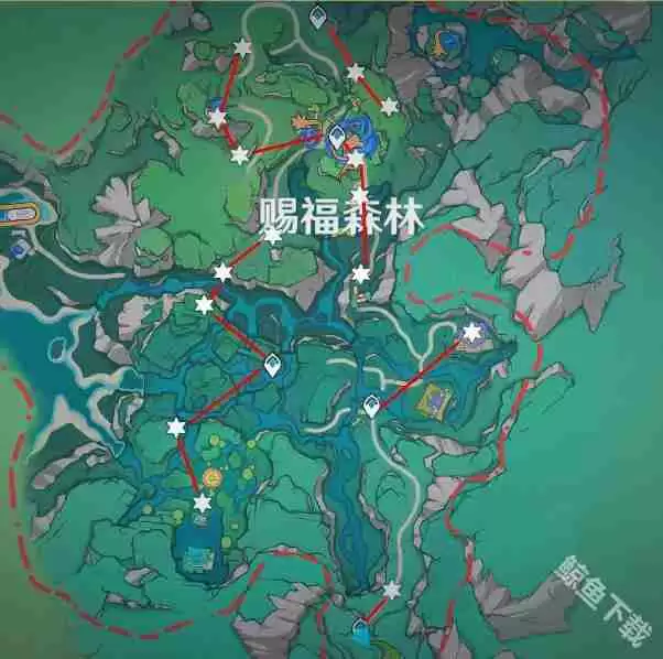 原神悠乐片段位置在哪里 原神4.8希慕兰卡地图悠乐片段位置大全