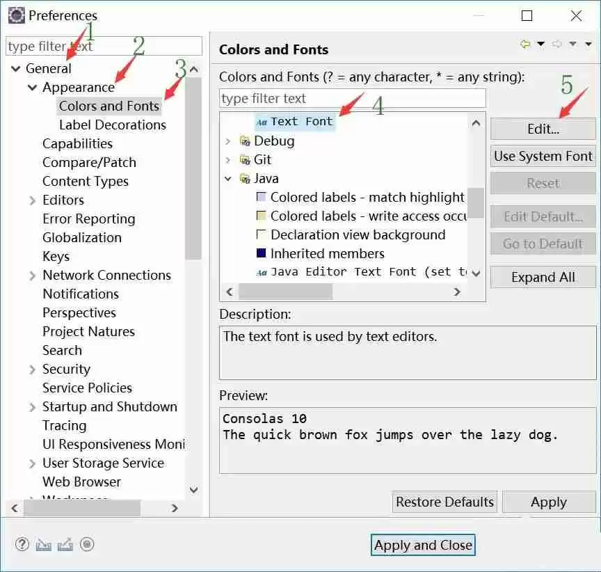 eclipse如何设置字体大小?eclipse设置字体大小的方法