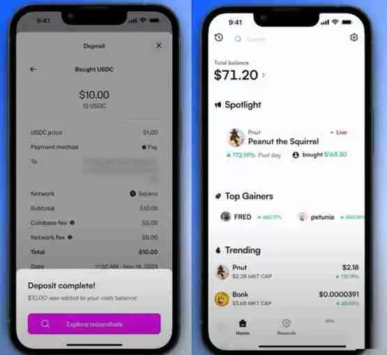 Coinbase旗下Onramp与Apple Pay整合!支持法币购买比特币、狗狗币等