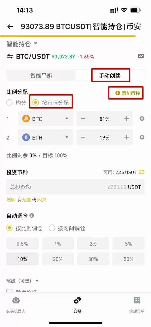 币安智能持仓是什么?操作设定教学、优点与风险介绍