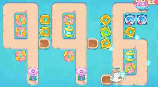 保卫萝卜4海的闺女第101关怎么过 海的闺女第101关无伤金萝卜通关攻略