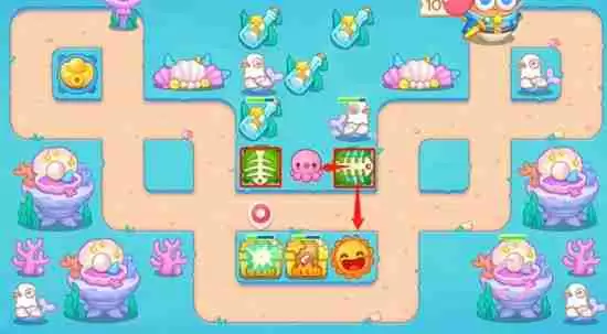 保卫萝卜4海的闺女第100关怎么过 海的闺女第100关无伤金萝卜通关攻略