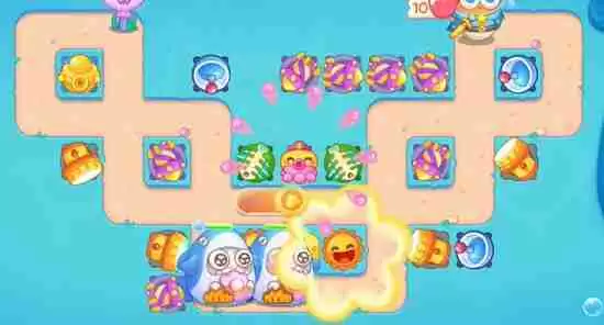 保卫萝卜4海的闺女第100关怎么过 海的闺女第100关无伤金萝卜通关攻略