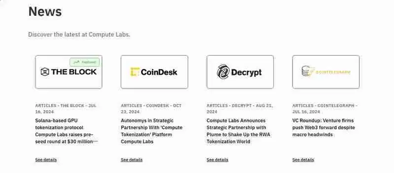 什么是Compute Labs？Compute Labs生态系统、代币经济全解析