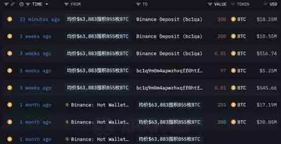 比特币鲸鱼抛售1800万美元 300 BTC在30分钟内消失