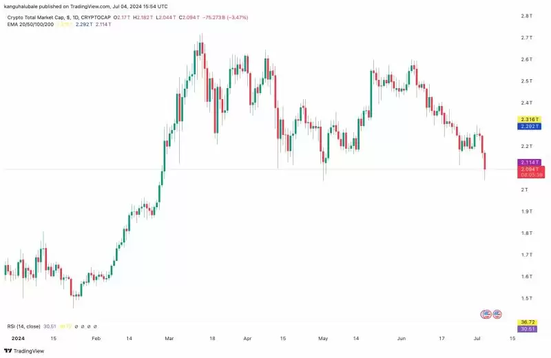 加密货币市场今日为何暴跌?未来还有希望吗
