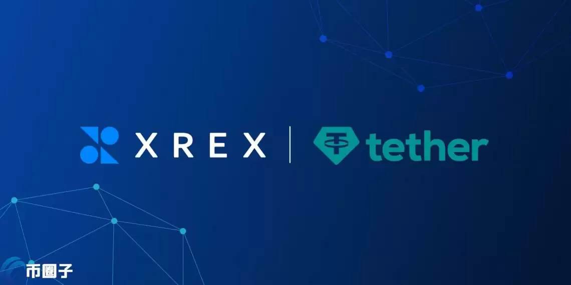 Tether投资XREX集团1875万美元！预告推黄金储备支付代币