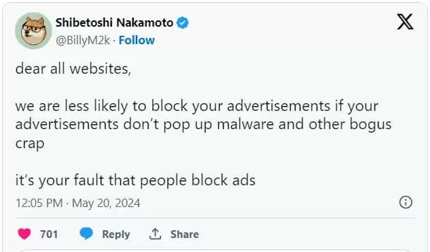 警告!狗狗币创始人揭露社交媒体广告诈骗呈爆发式激增