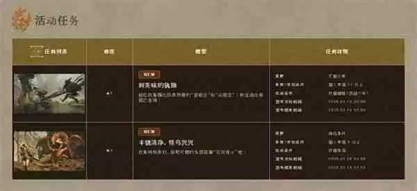 《怪物猎人:荒野》发布首批活动 任务奖励限时获取