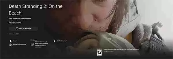 《死亡搁浅2》大量新情报透漏 3月9日举行讨论会