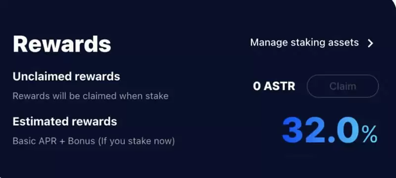 Astar质押原理、收益拆解、空投项目及策略 & 操作保姆级攻略