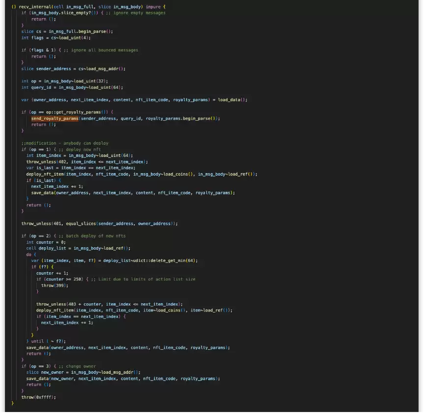 TON项目开发教程（一）：源码角度看如何在TON Chain上创建一个NFT