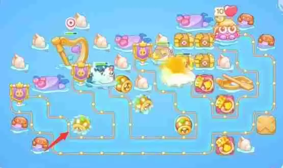 保卫萝卜4海的闺女第68关怎么过 海的闺女第68关无伤金萝卜通关攻略