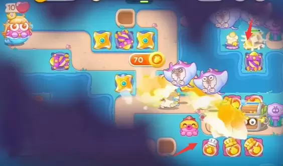 保卫萝卜4海的闺女第71关怎么过 海的闺女第71关通关攻略