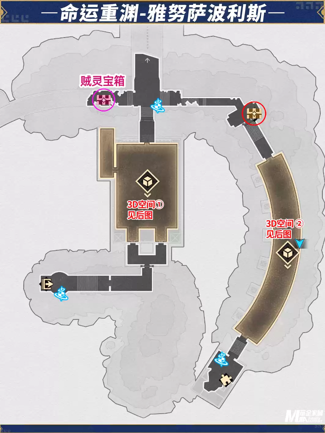 崩坏星穹铁道命运重渊宝箱位置 崩铁雅努萨波利斯宝箱位置在哪