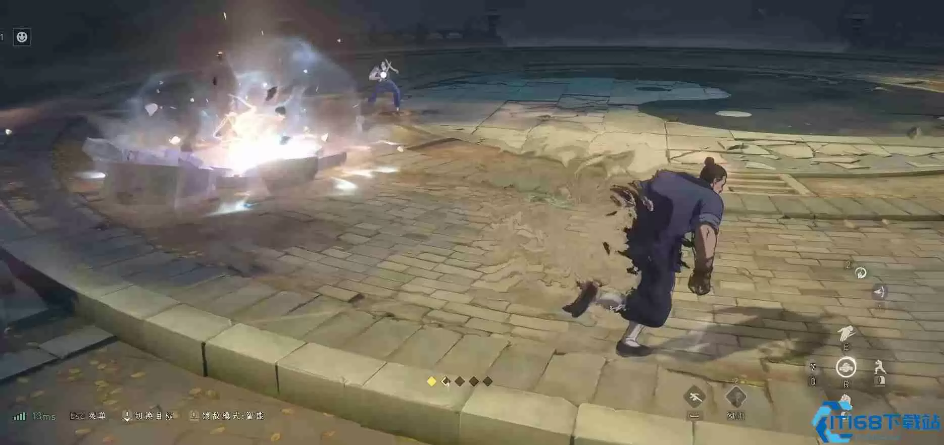 异人之下手游荣山连招技巧 3A无限平推流实战教学