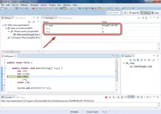 eclipse如何单步调试