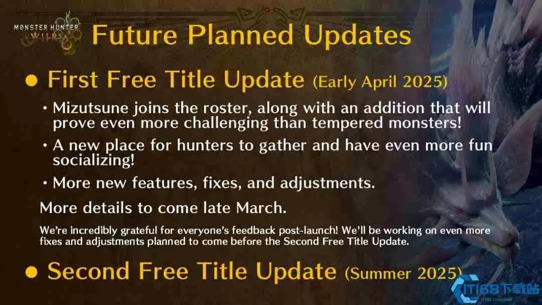 猎人之旅再启！怪物猎人21周年庆Capcom揭晓荒野未来更新蓝图