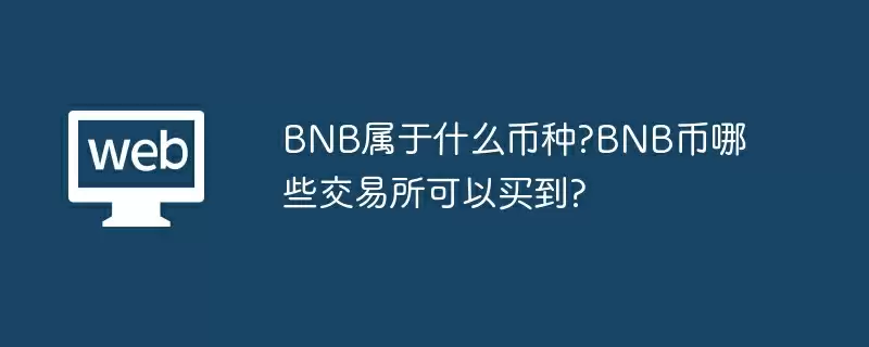 BNB属于什么币种?BNB币哪些交易所可以买到?