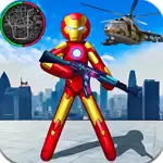 火柴人绳索英雄钢铁侠