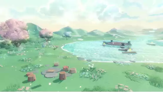 来自时之屿的邀约！《蛋仔派对》社交探索玩法MOMO岛·时之四季全线升级！