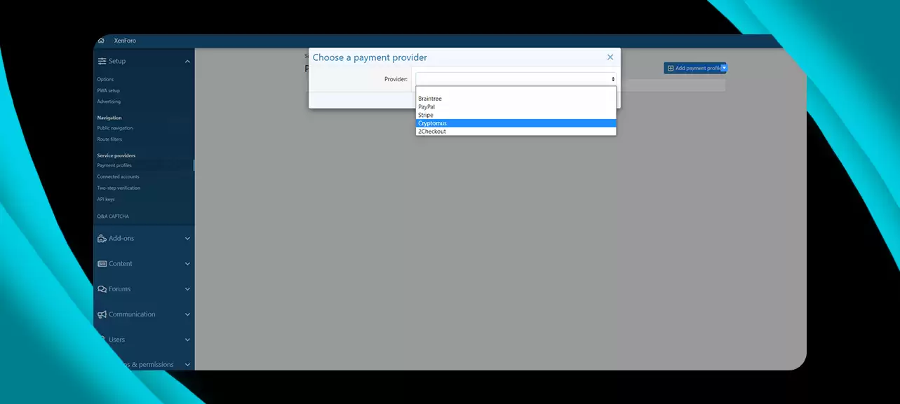 选择支付服务提供商