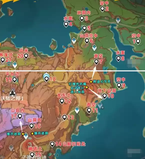 原神5.5火神瞳怎么收集 5.5火神瞳位置大全