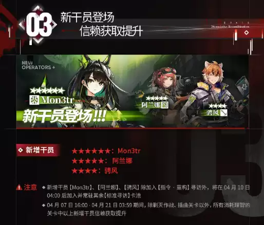明日方舟4月7日更新什么活动-明日方舟4月7日活动更新内容总结