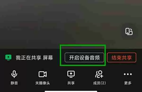钉钉视屏会议怎么开启共享声音