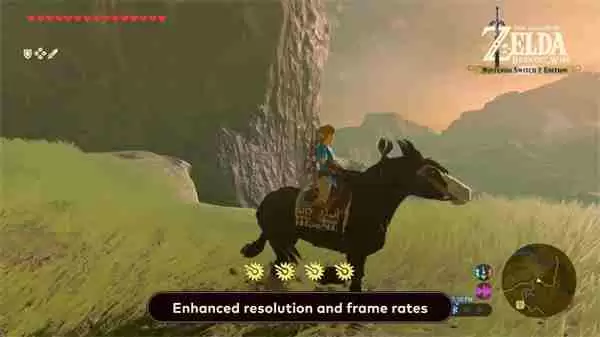 《塞尔达传说：旷野之息/王国之泪》获NS2增强版本