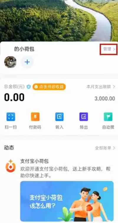 支付宝小荷包关闭方法