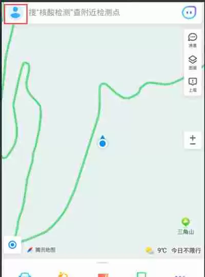 腾讯地图怎么设置屏幕常亮