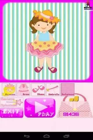 给小公主穿衣服 