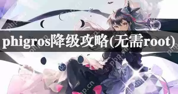 phigros降级攻略(无需root)