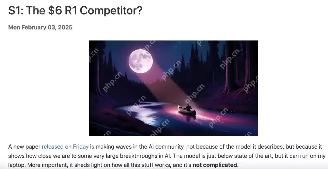 “李飞飞团队50 美元炼出 DeepSeek R1”被质疑，上海交大本科生新“低成本推理”或成新宠！