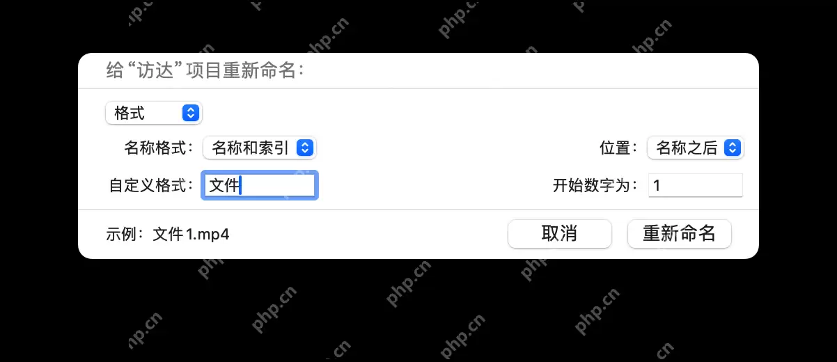 提升办公技巧的 MacOS 文件批量重命名的两种方法